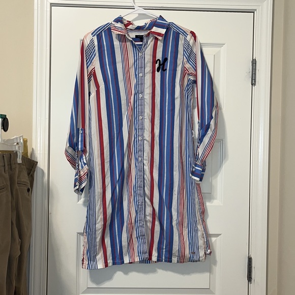 SOLD💙Tommy Hilfiger shirt dress nwot - Picture 2 of 10